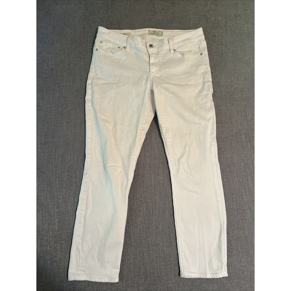 Lucky Brand Pants - Lucky Brand Lolita Capri Jeans Women 10 White Stretch Preppy Comfortable